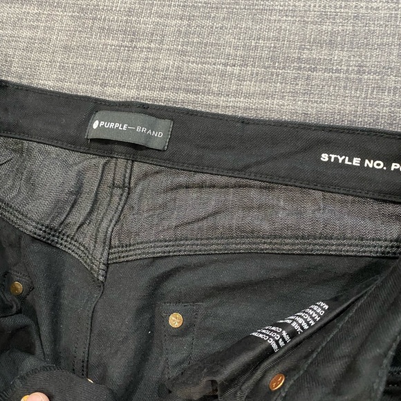 Purple brand black slim fit low rise with slim leg jeans - Picture 6 of 7